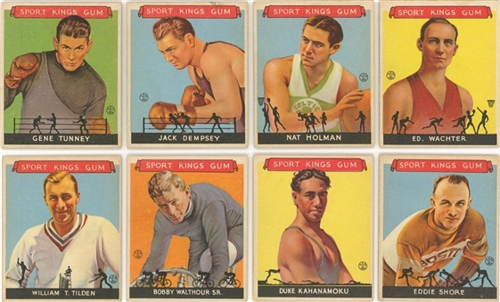 1933 Goudey Sport Kings Collection (18 Different)
